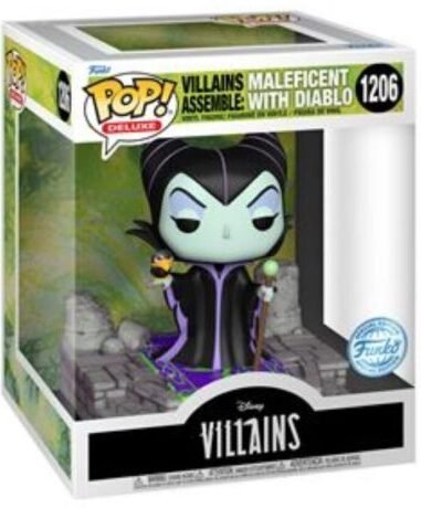 DISNEY - POP DELUXE N° 1206 - Maléfique avec Diablo