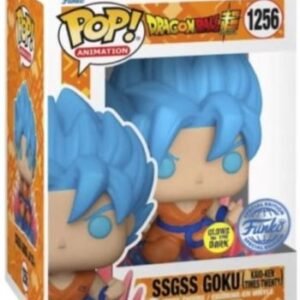 DRAGON BALL SUPER - POP N° 1256 - Goku Super Saiyan Blue Kaiöken x20 (GITD)