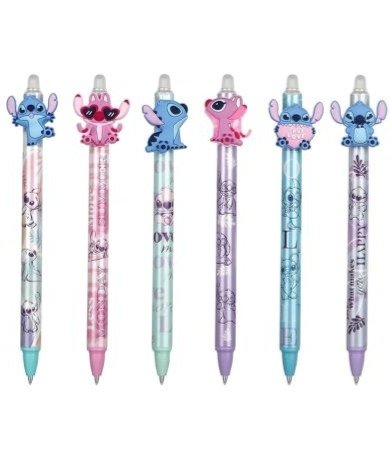 STYLO EFFAÇABLE STITCH & ANGEL (modèle aléatoire)