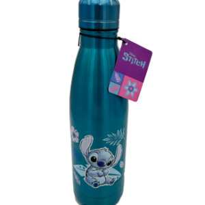 BOUTEILLE EN ACIER INOXYDABLE 780ML STITCH - WATERCOLOR BLEU MÉTALLISÉ