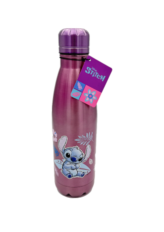 BOUTEILLE EN ACIER INOXYDABLE 780ML STITCH - WATERCOLOR ROSE MÉTALLISÉ