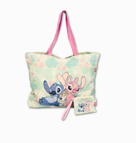 SAC À BANDOULIÈRE + PORTEMONNAIE STITCH & ANGEL - SUMMER WAVE