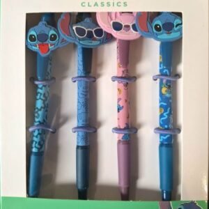 LOT DE 4 STYLOS TOPPER STITCH
