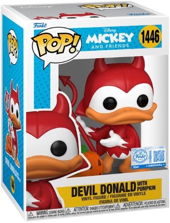 DISNEY - POP N° 1446 - Donald Démon avec Citrouille