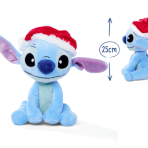 PELUCHE STITCH AVEC BONNET DE NOËL 25CM