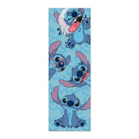 POSTER DE PORTE 53x158CM STITCH - KISS