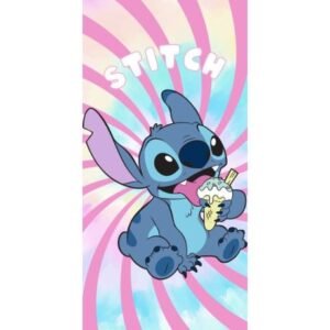 SERVIETTE DE PLAGE 70x140CM STITCH - GLACE