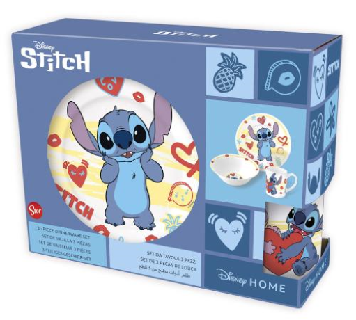 SET DE VAISSELLE 3PC STITCH