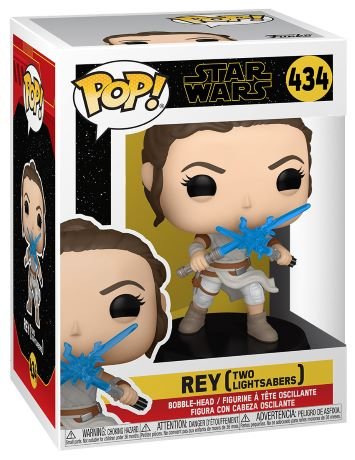 STAR WARS - POP N° 434 - Rey 2 Sabres Laser