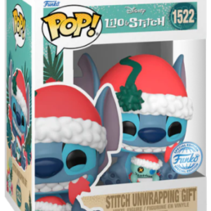 DISNEY - POP N° 1522 - Stitch Déballe son Cadeau
