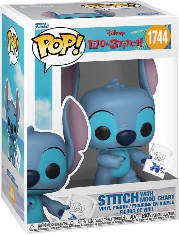 DISNEY - POP N° 1744 - Stitch avec Graphique d'Humeur